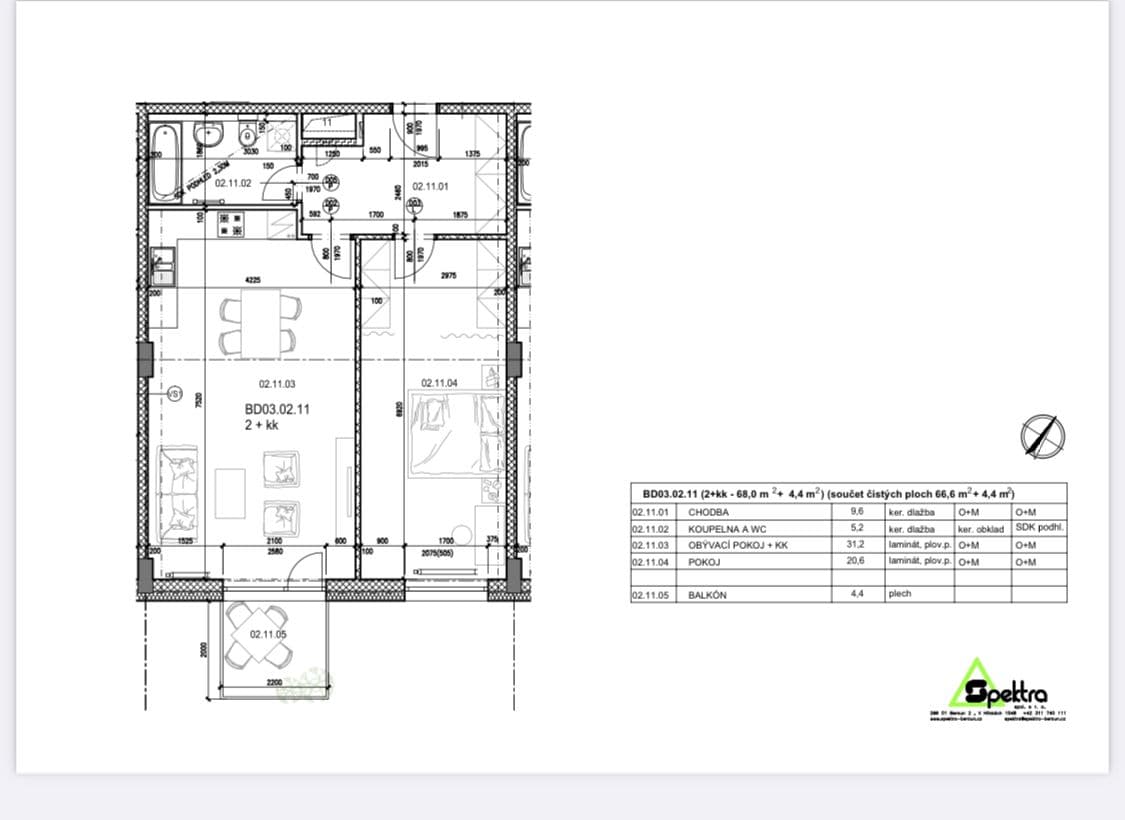 Prenájom bytu 2-izbový 72 m², Nepilova, Beroun, Středočeský kraj Prenájom bytu 2-izbový 72 m², Nepilova, Beroun, Středočeský kraj