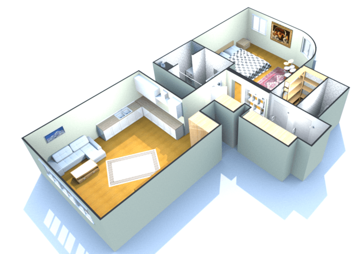 Prenájom bytu 2-izbový 62 m², Buzulucká, Praha, Praha Prenájom bytu 2-izbový 62 m², Buzulucká, Praha, Praha