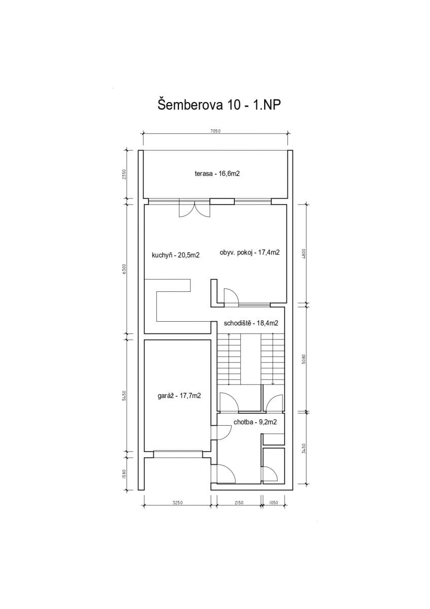 Prenájom domu 250 m², pozemek 290 m², Šemberova, Brno, Jihomoravský kraj Prenájom domu 250 m², pozemek 290 m², Šemberova, Brno, Jihomoravský kraj