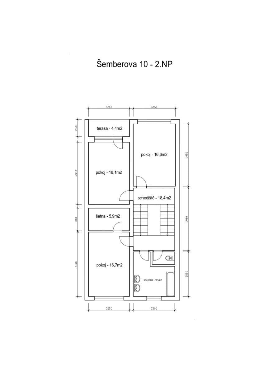 Prenájom domu 250 m², pozemek 290 m², Šemberova, Brno, Jihomoravský kraj Prenájom domu 250 m², pozemek 290 m², Šemberova, Brno, Jihomoravský kraj