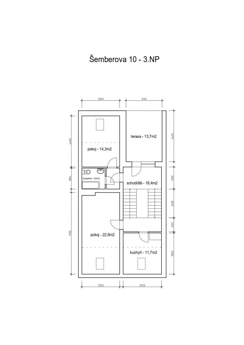 Prenájom domu 250 m², pozemek 290 m², Šemberova, Brno, Jihomoravský kraj Prenájom domu 250 m², pozemek 290 m², Šemberova, Brno, Jihomoravský kraj