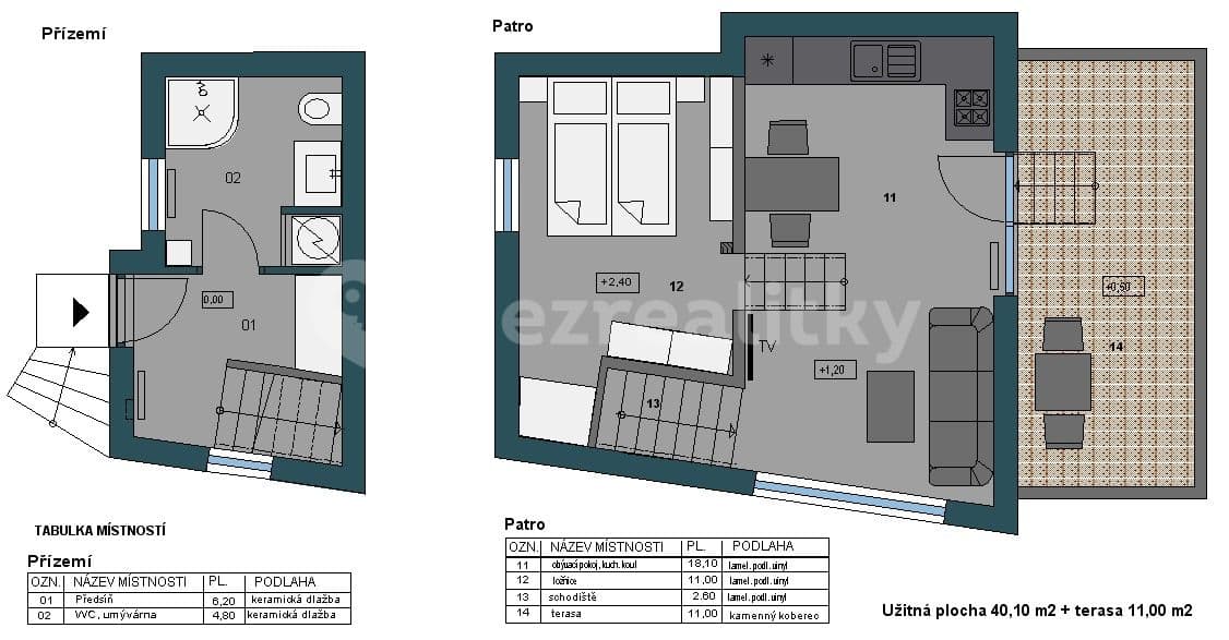 Prenájom domu 51 m², pozemok 10 m², K vodojemu, Praha, Praha Prenájom domu 51 m², pozemok 10 m², K vodojemu, Praha, Praha