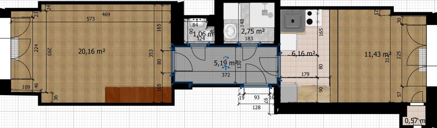 Predaj bytu 1-izbový 46 m², Křižíkova, Praha, Praha Predaj bytu 1-izbový 46 m², Křižíkova, Praha, Praha