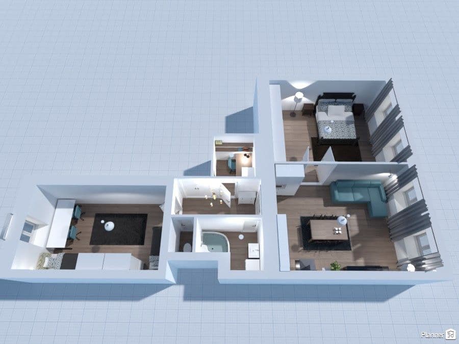 Prenájom bytu 3-izbový 84 m², Kotevní, Praha, Praha Prenájom bytu 3-izbový 84 m², Kotevní, Praha, Praha