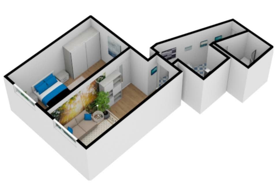 Prenájom bytu 2-izbový 44 m², Ruská, Praha, Praha Prenájom bytu 2-izbový 44 m², Ruská, Praha, Praha