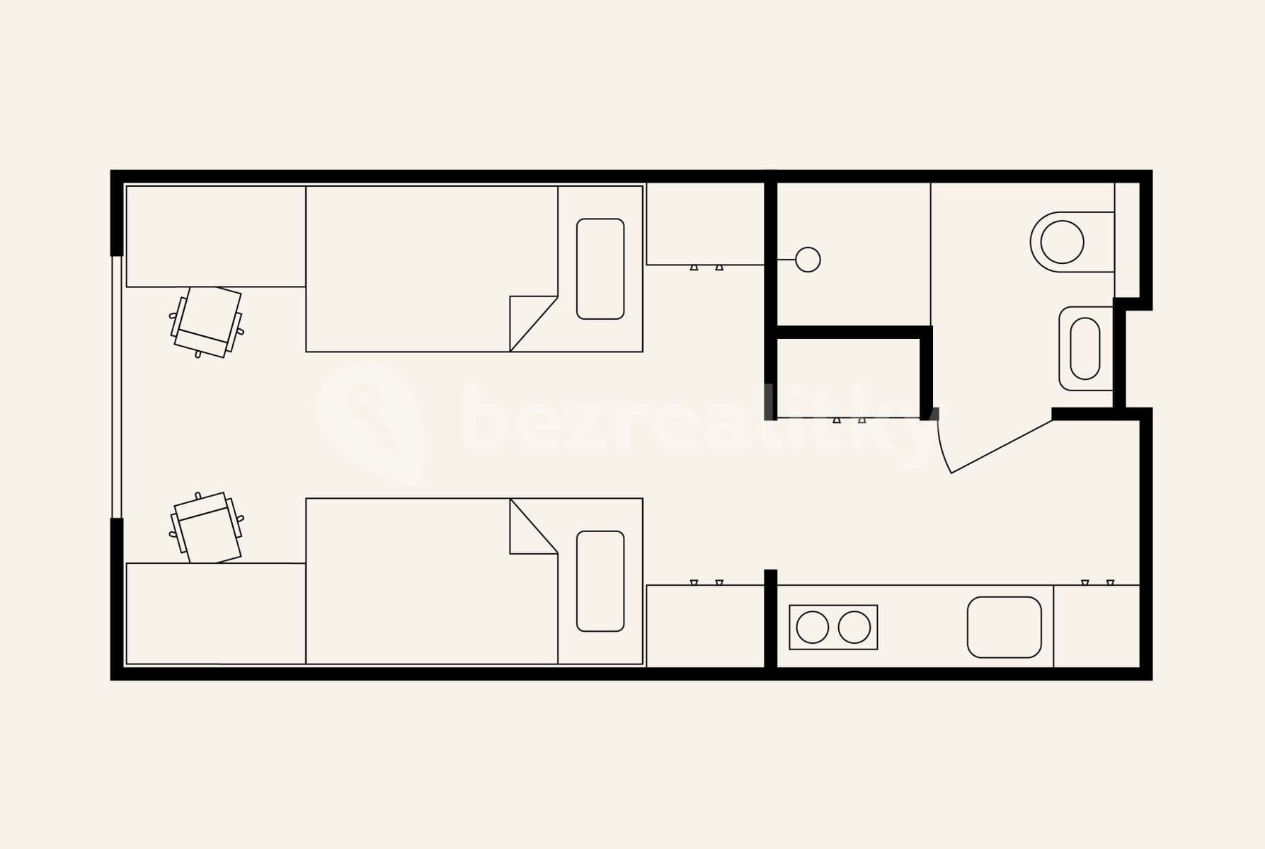Prenájom bytu 1-izbový 17 m², Na Zátorách, Praha, Praha Prenájom bytu 1-izbový 17 m², Na Zátorách, Praha, Praha
