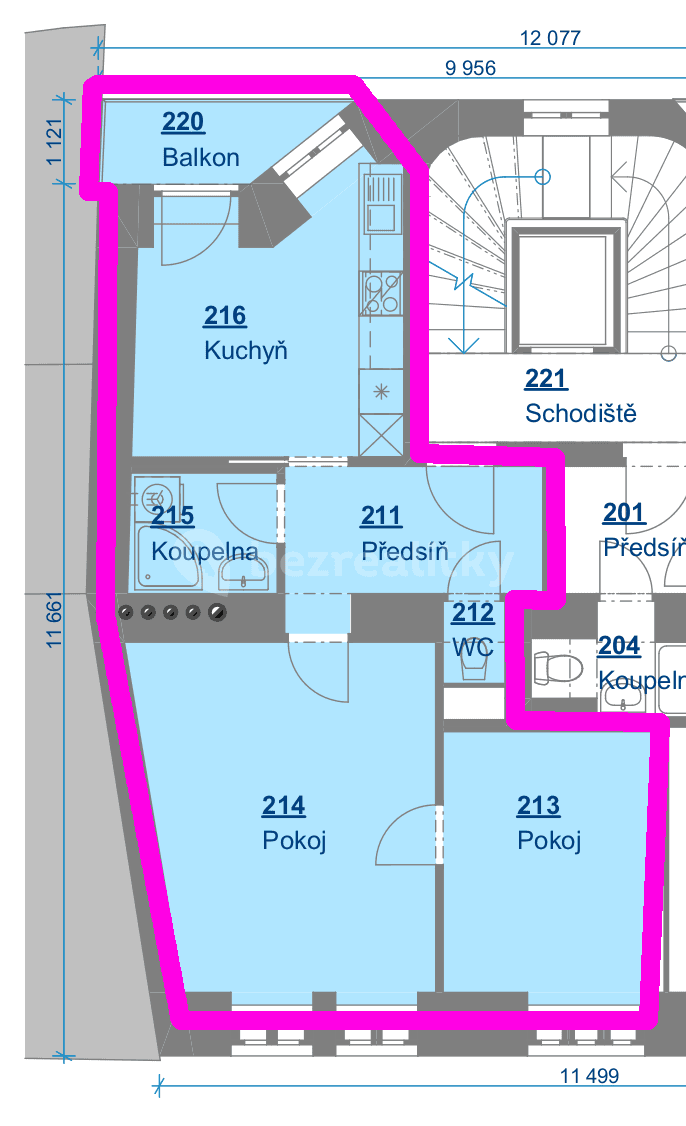 Prenájom bytu 2-izbový 51 m², Novobranská, Brno, Jihomoravský kraj Prenájom bytu 2-izbový 51 m², Novobranská, Brno, Jihomoravský kraj