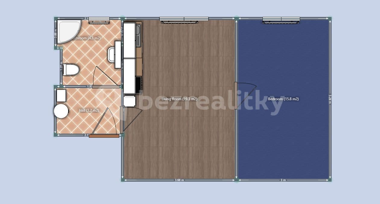 Prenájom bytu 2-izbový 48 m², Úslavská, Plzeň, Plzeňský kraj Prenájom bytu 2-izbový 48 m², Úslavská, Plzeň, Plzeňský kraj