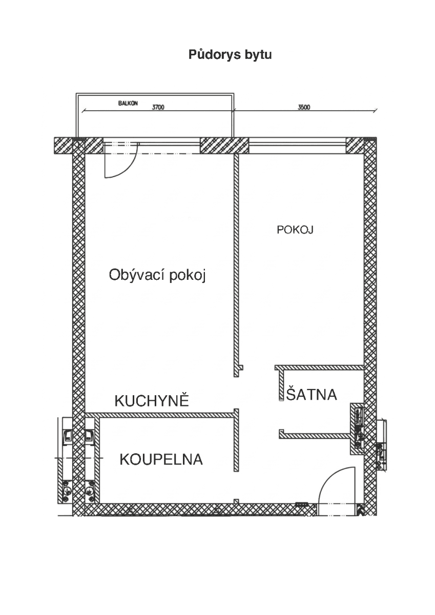 Prenájom bytu 2-izbový 63 m², Purkyňova, Brno, Jihomoravský kraj Prenájom bytu 2-izbový 63 m², Purkyňova, Brno, Jihomoravský kraj