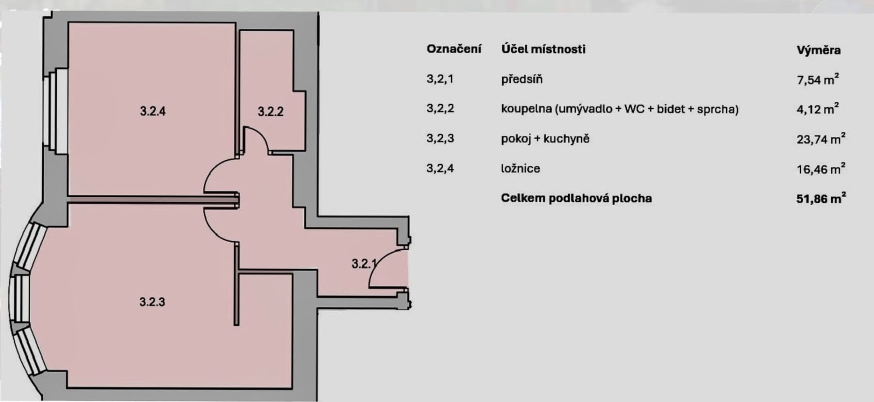 Prenájom bytu 2-izbový 52 m², Ondříčkova, Praha, Praha Prenájom bytu 2-izbový 52 m², Ondříčkova, Praha, Praha