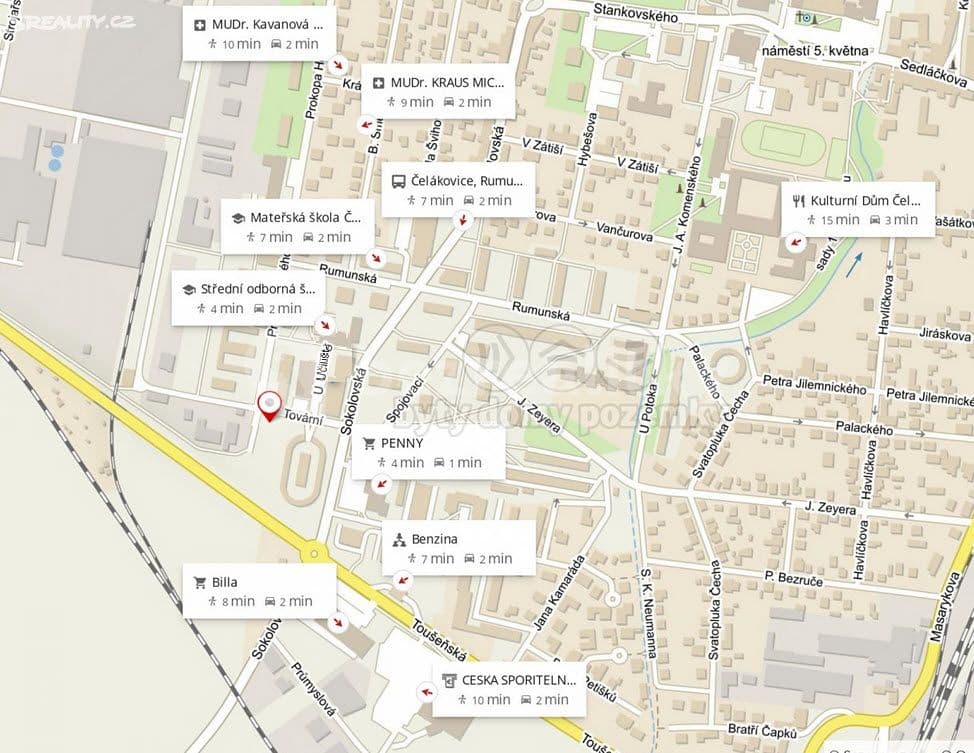 Prenájom bytu 2-izbový 46 m², Tovární, Čelákovice, Středočeský kraj Prenájom bytu 2-izbový 46 m², Tovární, Čelákovice, Středočeský kraj