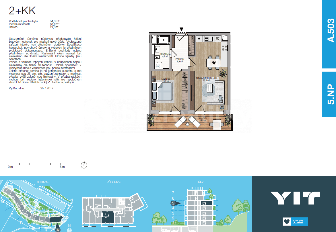 Prenájom bytu 2-izbový 54 m², Naskové, Praha, Praha Prenájom bytu 2-izbový 54 m², Naskové, Praha, Praha