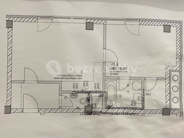 Prenájom bytu 2-izbový 50 m², Pískařská, Praha, Praha Prenájom bytu 2-izbový 50 m², Pískařská, Praha, Praha