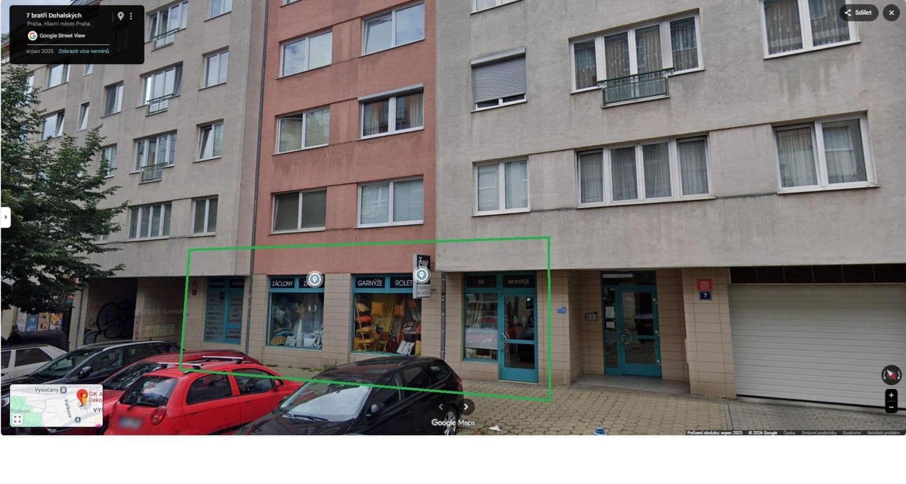 Prenájom nebytového priestoru 154 m², Bratří Dohalských, Praha, Praha Prenájom nebytového priestoru 154 m², Bratří Dohalských, Praha, Praha