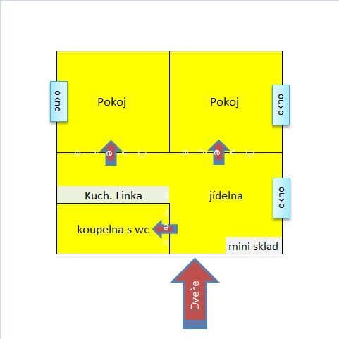 Prenájom bytu 3-izbový 50 m², Roudničská, Hradec Králové, Královéhradecký kraj Prenájom bytu 3-izbový 50 m², Roudničská, Hradec Králové, Královéhradecký kraj