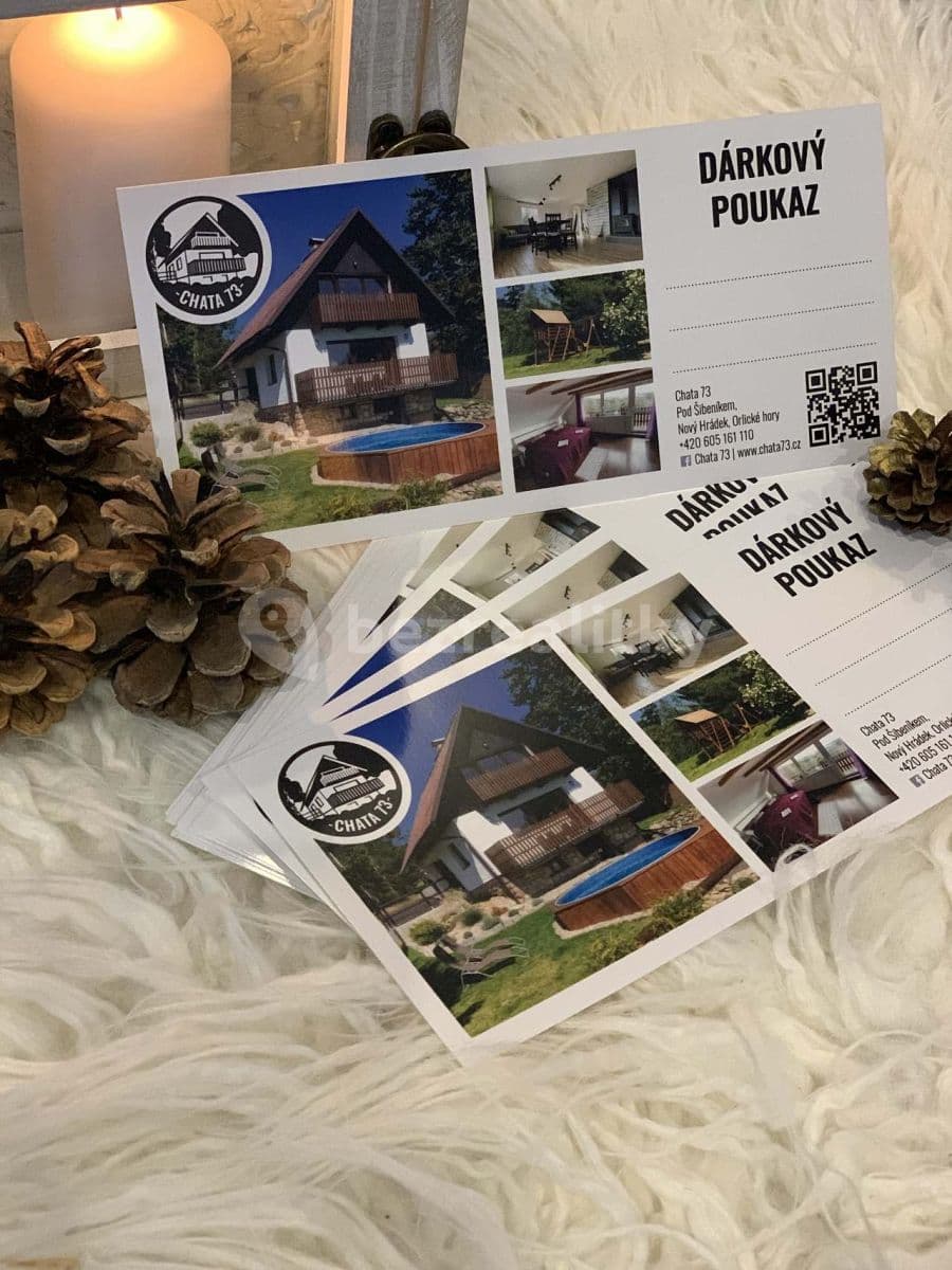 Prenájom rekreačného objektu, Nový Hrádek, Královéhradecký kraj Prenájom rekreačného objektu, Nový Hrádek, Královéhradecký kraj