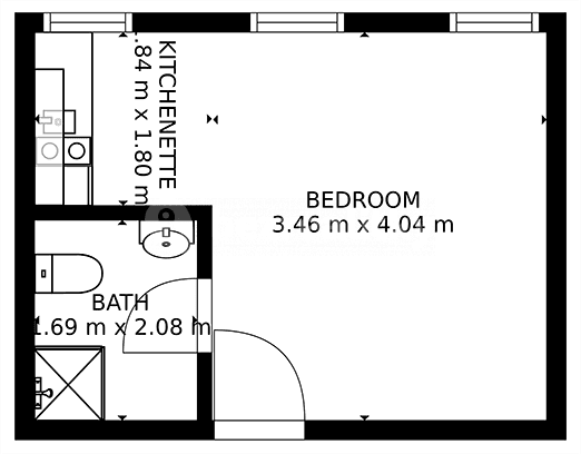 Prenájom bytu 1-izbový 22 m², Václavská, Brno, Jihomoravský kraj Prenájom bytu 1-izbový 22 m², Václavská, Brno, Jihomoravský kraj