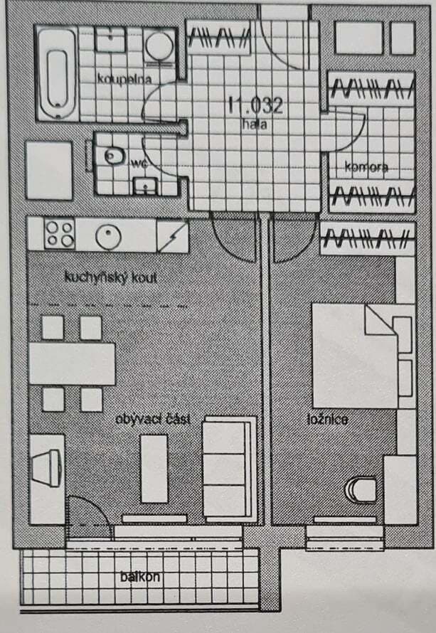 Prenájom bytu 2-izbový 62 m², U Uranie, Praha, Praha Prenájom bytu 2-izbový 62 m², U Uranie, Praha, Praha