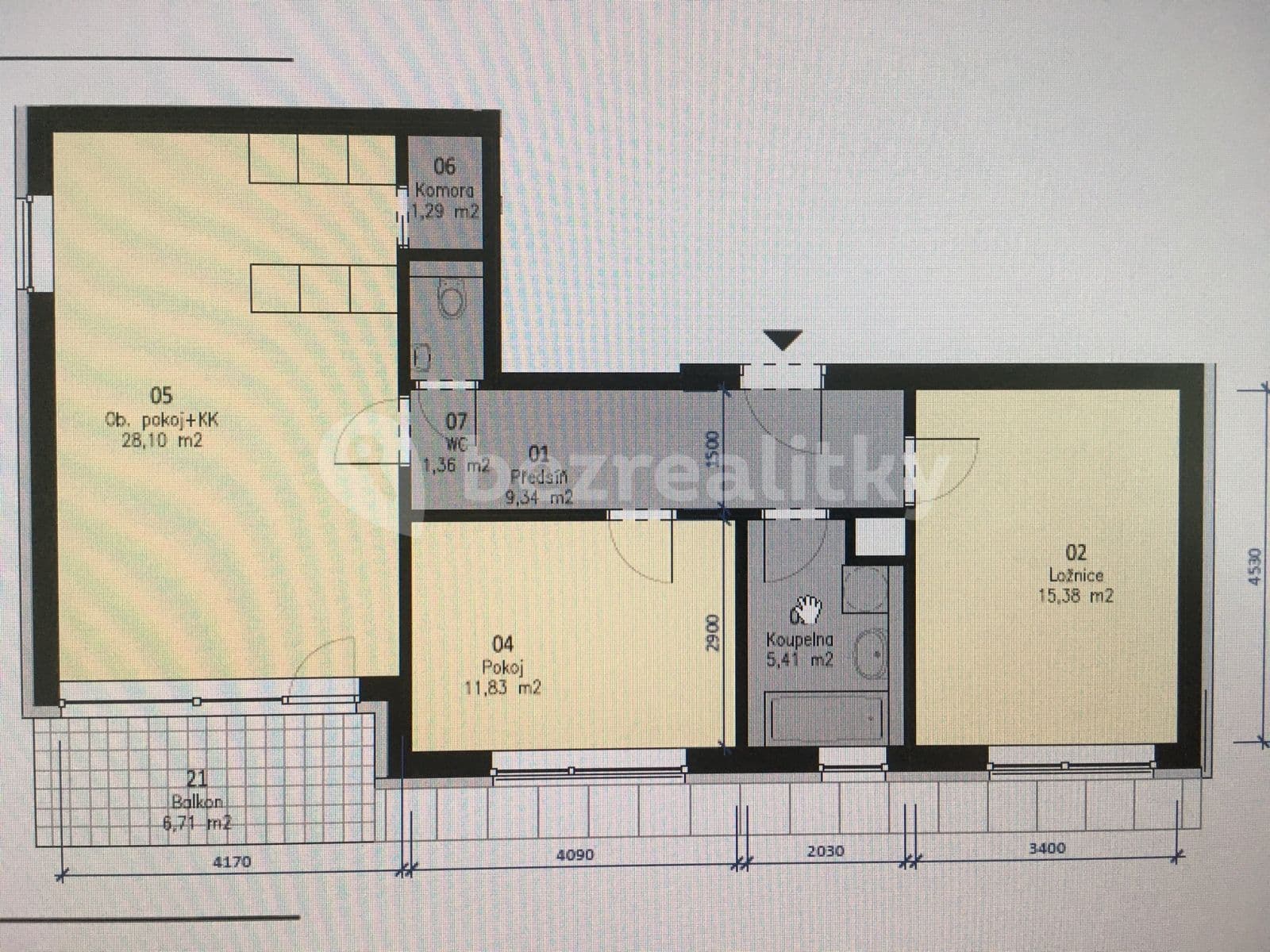 Prenájom bytu 3-izbový 76 m², Šífařská, Praha, Praha Prenájom bytu 3-izbový 76 m², Šífařská, Praha, Praha