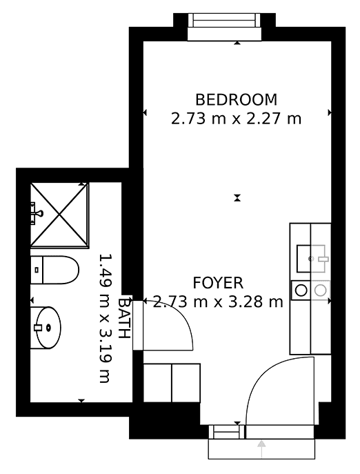 Prenájom bytu 1-izbový 19 m², Václavská, Brno, Jihomoravský kraj Prenájom bytu 1-izbový 19 m², Václavská, Brno, Jihomoravský kraj