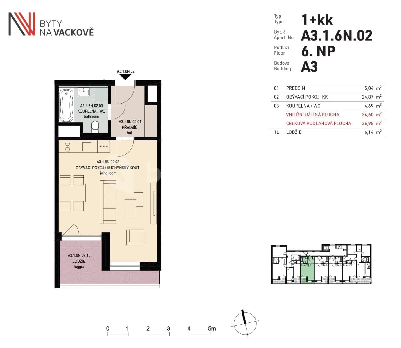 Prenájom bytu 1-izbový 38 m², Olgy Havlové, Praha, Praha Prenájom bytu 1-izbový 38 m², Olgy Havlové, Praha, Praha