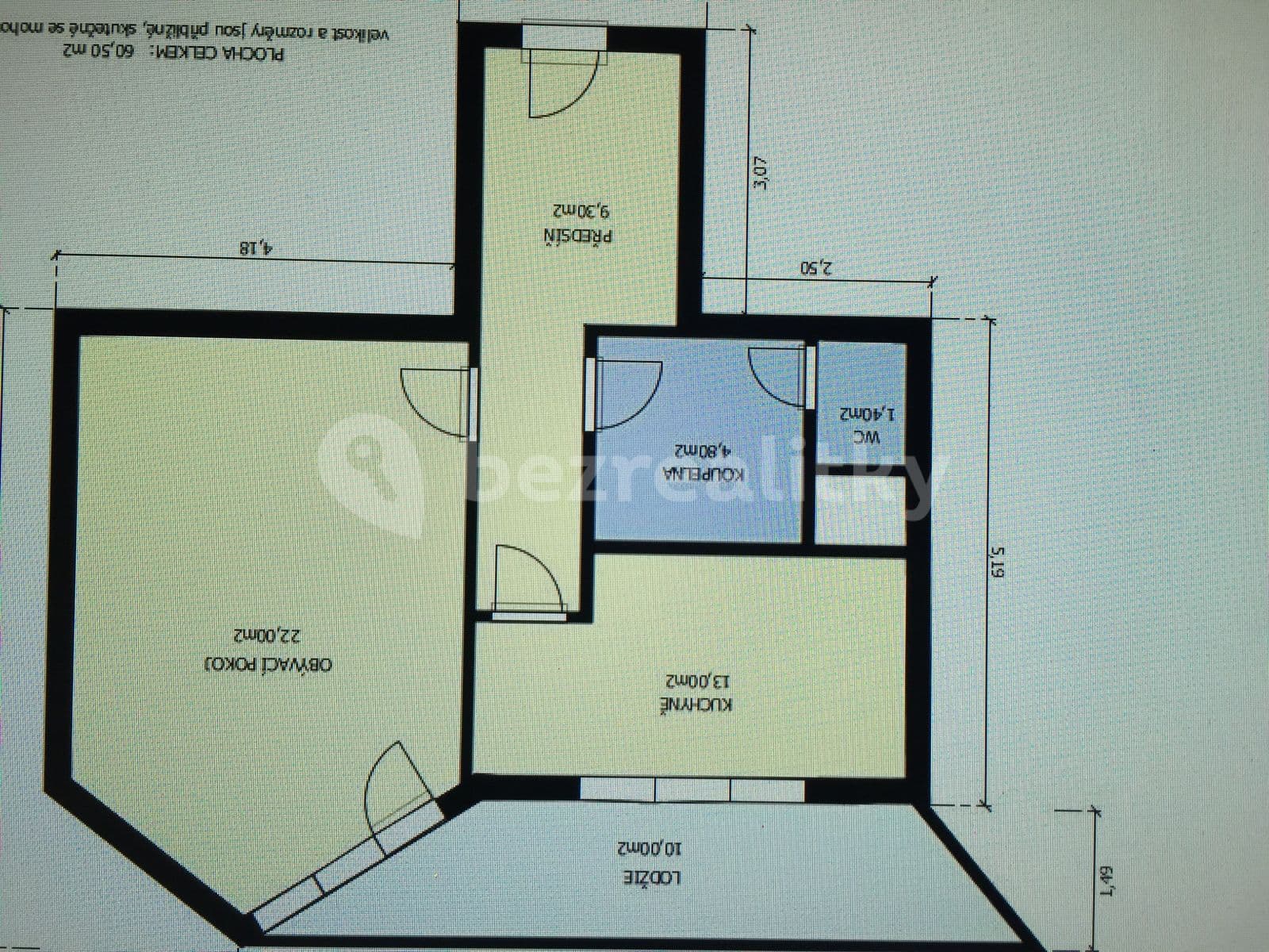 Prenájom bytu 1-izbový 60 m², Slévačská, Praha, Praha Prenájom bytu 1-izbový 60 m², Slévačská, Praha, Praha
