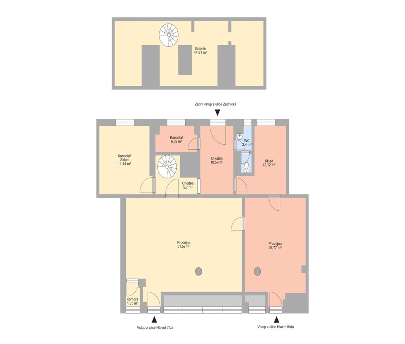 Prenájom nebytového priestoru 176 m², Hlavní třída, Havířov, Moravskoslezský kraj Prenájom nebytového priestoru 176 m², Hlavní třída, Havířov, Moravskoslezský kraj