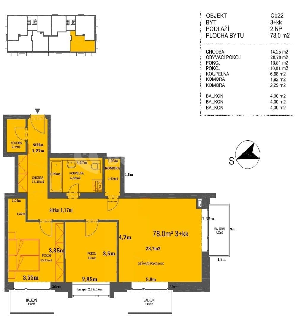 Prenájom bytu 3-izbový 90 m², Vstupní, Plzeň, Plzeňský kraj Prenájom bytu 3-izbový 90 m², Vstupní, Plzeň, Plzeňský kraj