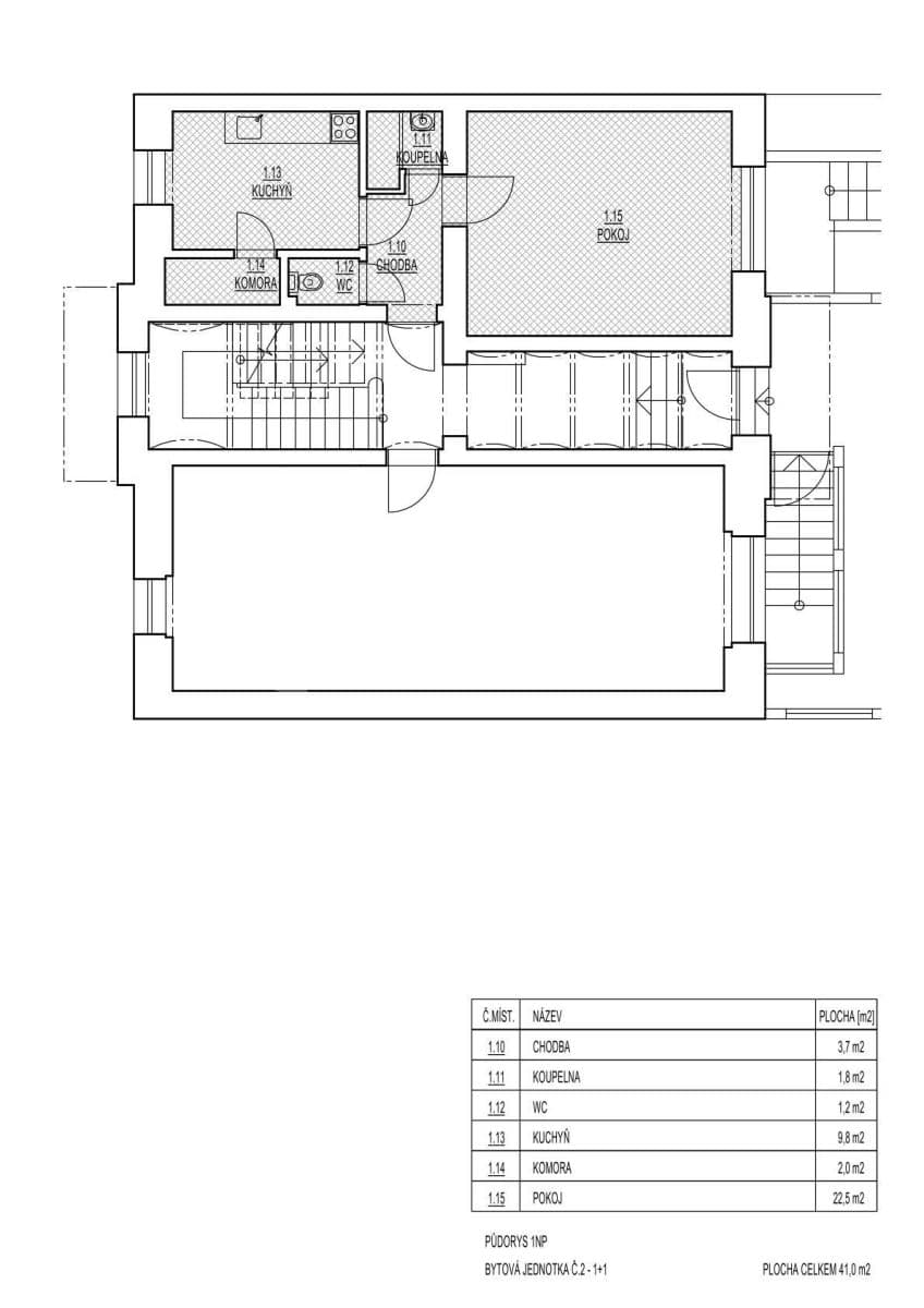 Prenájom bytu 1-izbový 41 m², Srbská, Brno, Jihomoravský kraj Prenájom bytu 1-izbový 41 m², Srbská, Brno, Jihomoravský kraj