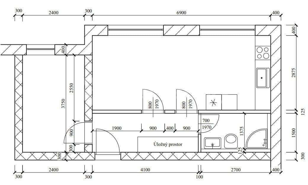 Prenájom bytu 2-izbový 39 m², Klíčova, Brno, Jihomoravský kraj Prenájom bytu 2-izbový 39 m², Klíčova, Brno, Jihomoravský kraj