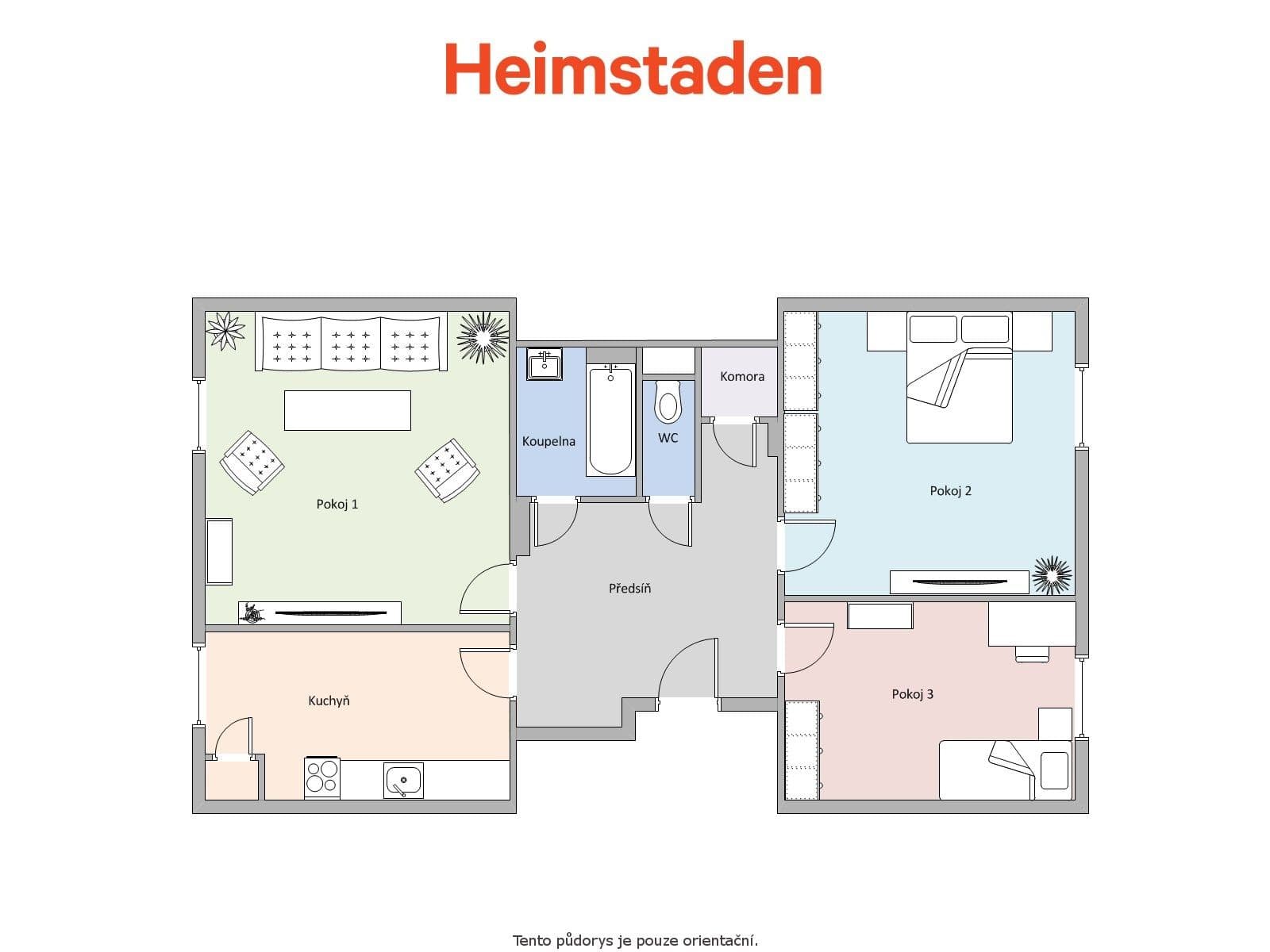 Prenájom bytu 3-izbový 77 m², Hlavní třída, Havířov, Moravskoslezský kraj Prenájom bytu 3-izbový 77 m², Hlavní třída, Havířov, Moravskoslezský kraj