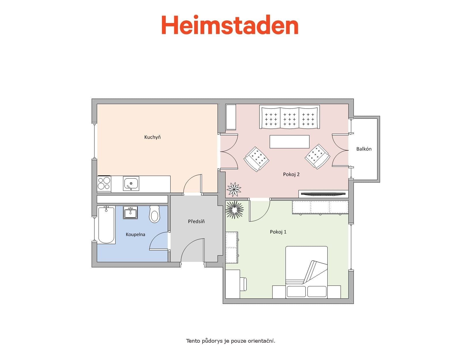 Prenájom bytu 2-izbový 47 m², Havířská, Havířov, Moravskoslezský kraj Prenájom bytu 2-izbový 47 m², Havířská, Havířov, Moravskoslezský kraj