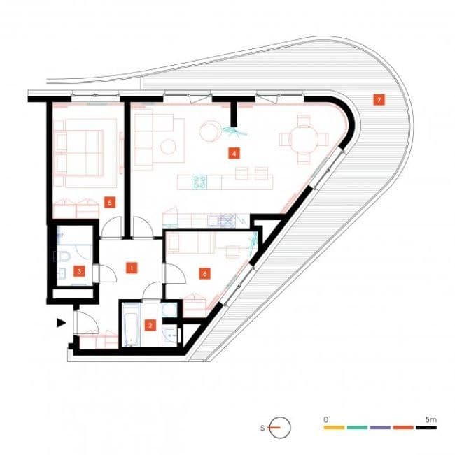 Prenájom bytu 3-izbový 88 m², Mukařovského, Praha, Praha Prenájom bytu 3-izbový 88 m², Mukařovského, Praha, Praha