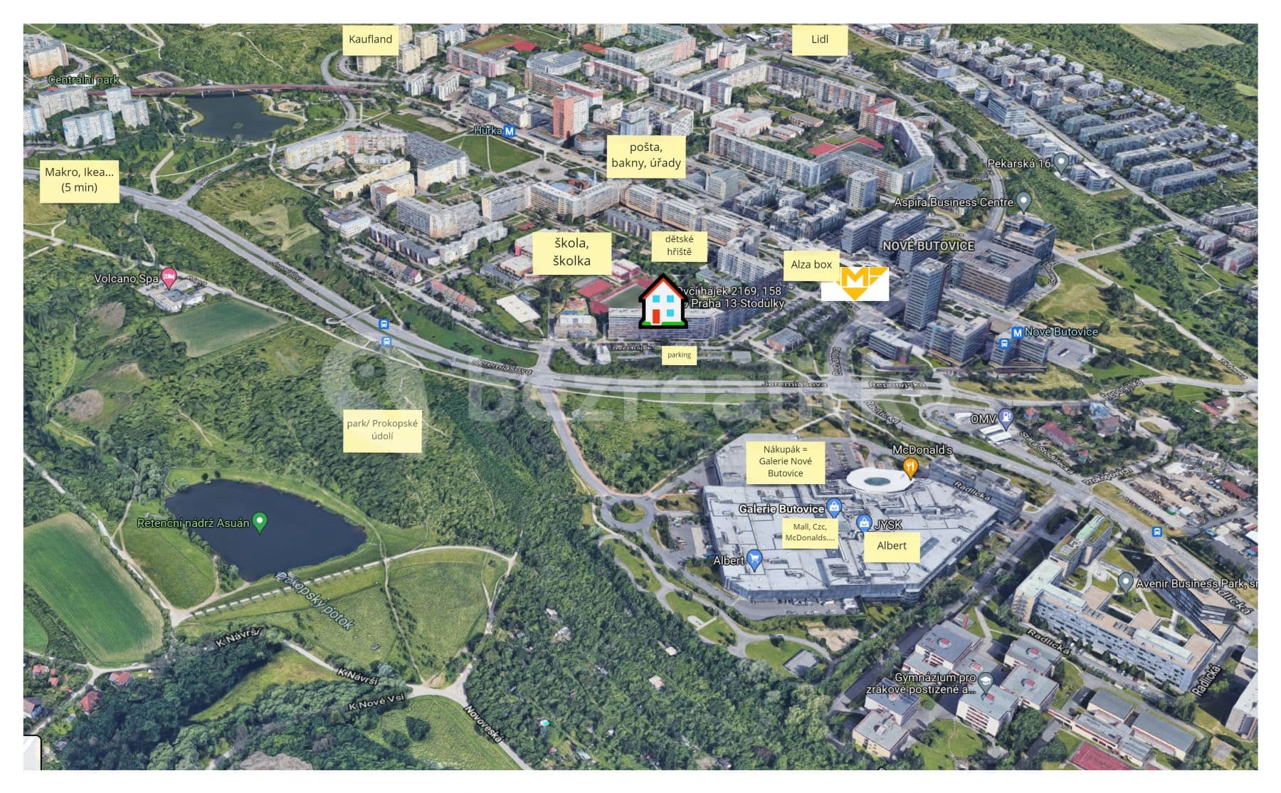 Prenájom bytu 3-izbový 79 m², Ovčí hájek, Praha, Praha Prenájom bytu 3-izbový 79 m², Ovčí hájek, Praha, Praha