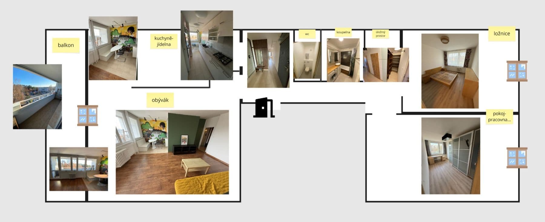 Prenájom bytu 3-izbový 79 m², Ovčí hájek, Praha, Praha Prenájom bytu 3-izbový 79 m², Ovčí hájek, Praha, Praha
