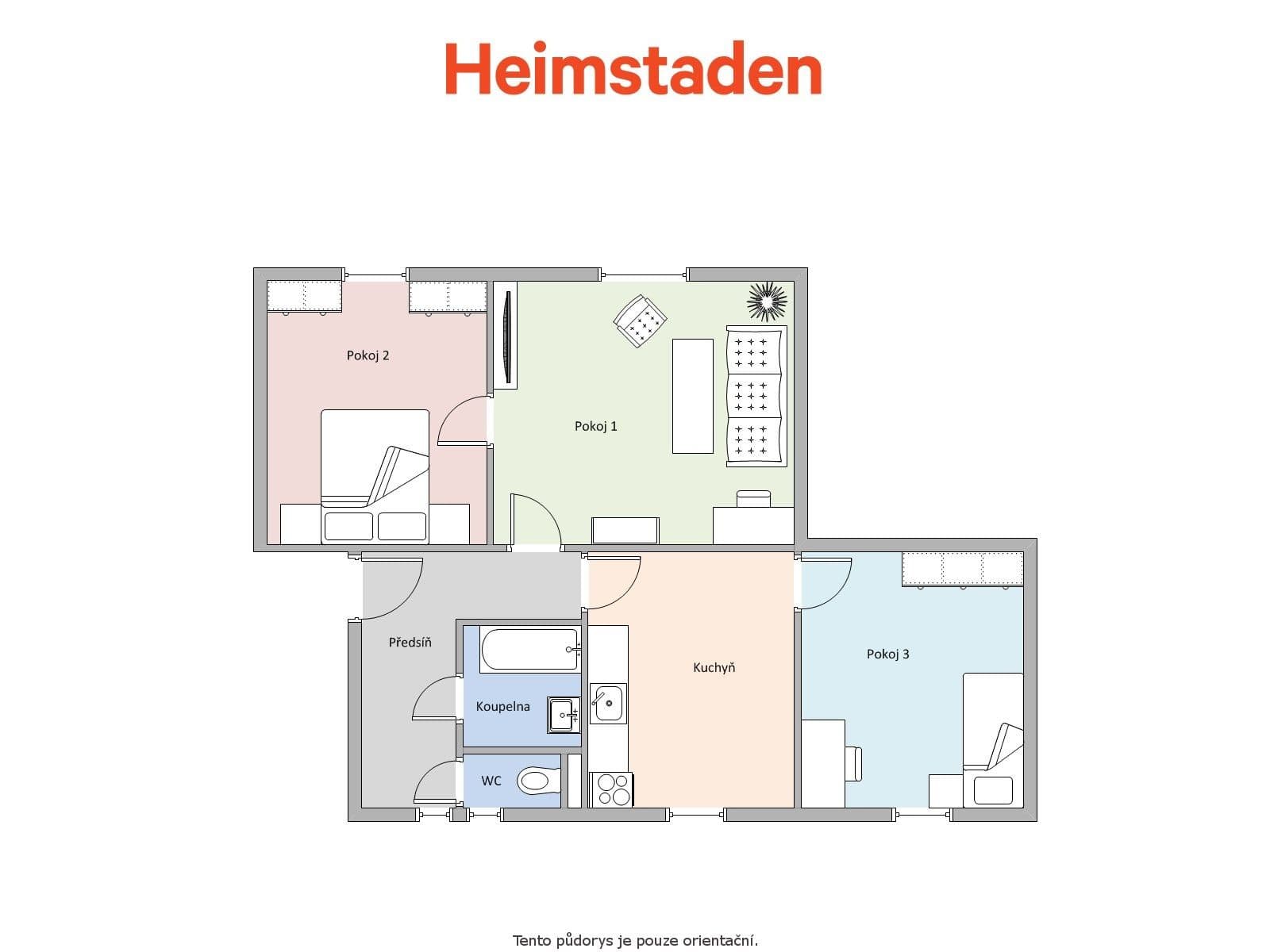 Prenájom bytu 3-izbový 70 m², Hlavní třída, Havířov, Moravskoslezský kraj Prenájom bytu 3-izbový 70 m², Hlavní třída, Havířov, Moravskoslezský kraj