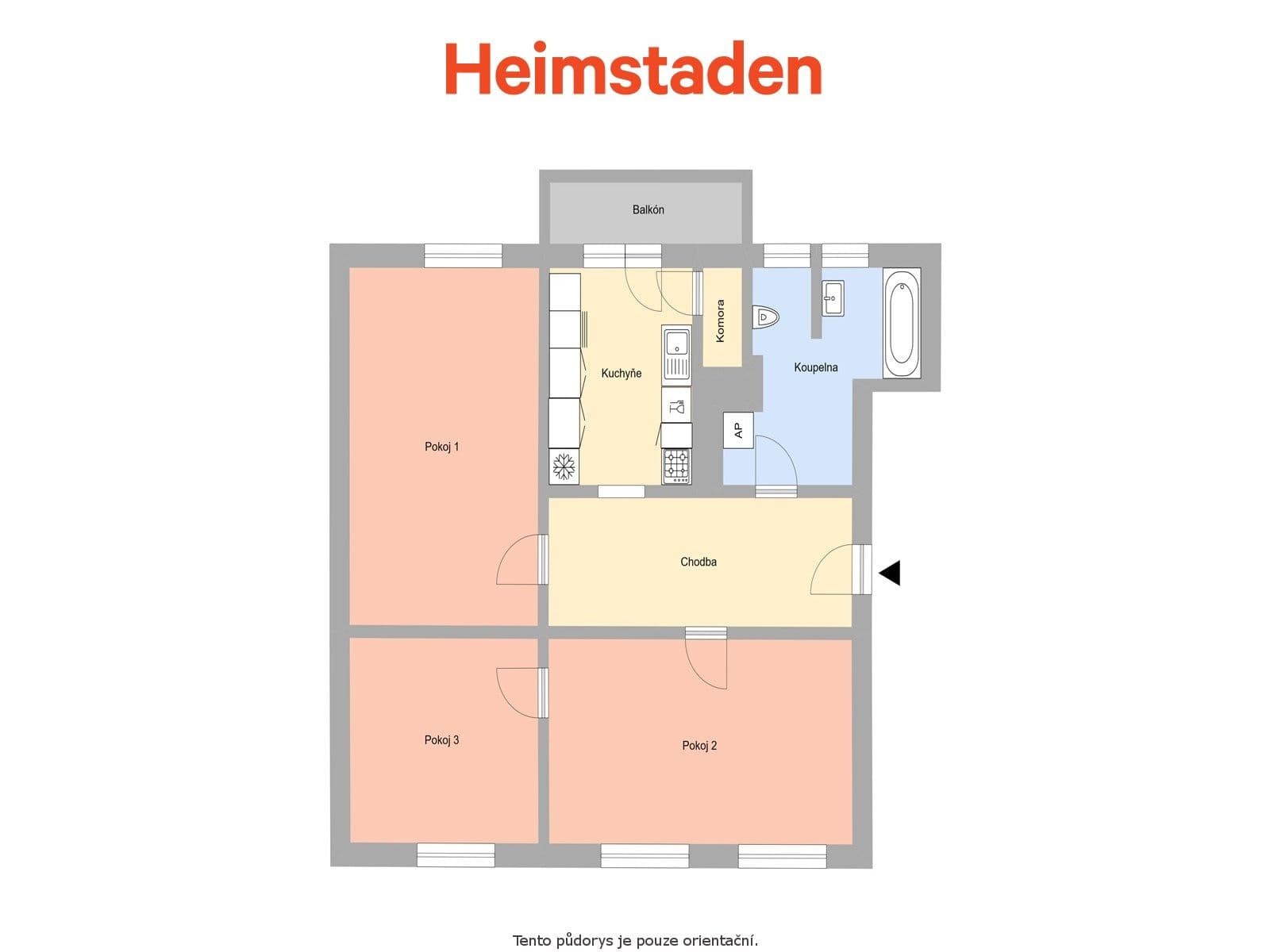 Prenájom bytu 3-izbový 83 m², Na Desátém, Ostrava, Moravskoslezský kraj Prenájom bytu 3-izbový 83 m², Na Desátém, Ostrava, Moravskoslezský kraj