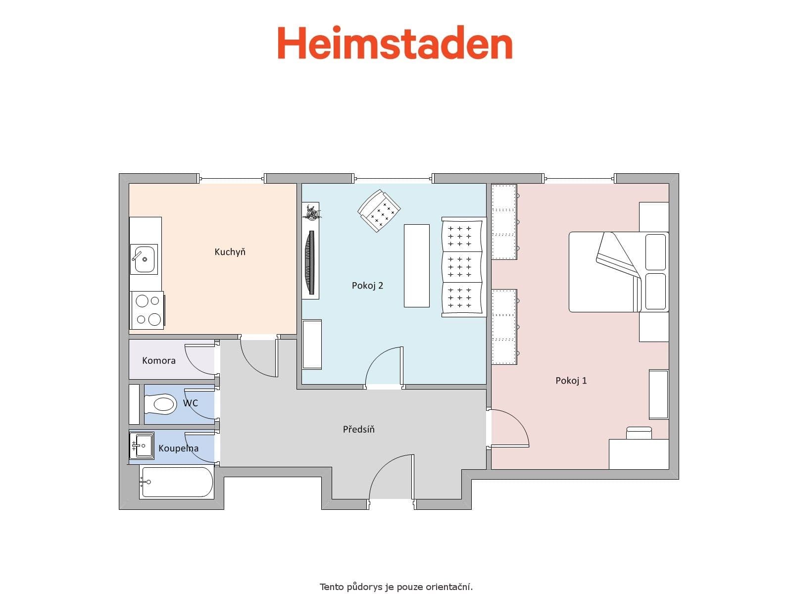Prenájom bytu 2-izbový 55 m², Mickiewiczova, Havířov, Moravskoslezský kraj Prenájom bytu 2-izbový 55 m², Mickiewiczova, Havířov, Moravskoslezský kraj