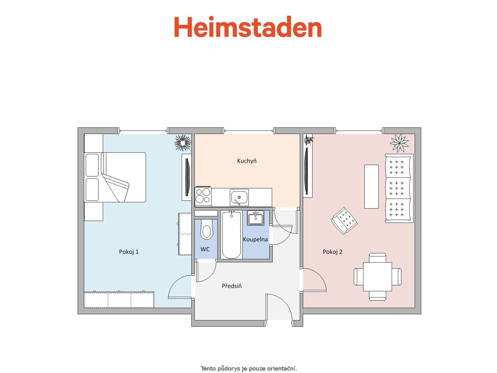 Prenájom bytu 2-izbový 53 m², Kapitána Vajdy, Havířov, Moravskoslezský kraj Prenájom bytu 2-izbový 53 m², Kapitána Vajdy, Havířov, Moravskoslezský kraj