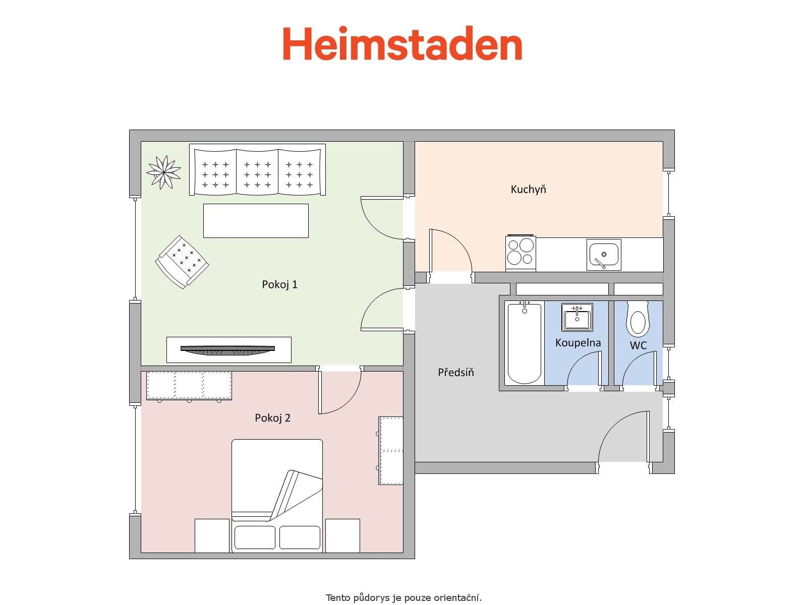 Prenájom bytu 2-izbový 55 m², Klimšova, Havířov, Moravskoslezský kraj Prenájom bytu 2-izbový 55 m², Klimšova, Havířov, Moravskoslezský kraj