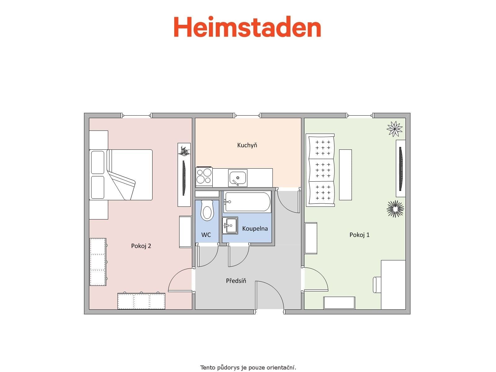 Prenájom bytu 2-izbový 52 m², Ruská, Karviná, Moravskoslezský kraj Prenájom bytu 2-izbový 52 m², Ruská, Karviná, Moravskoslezský kraj