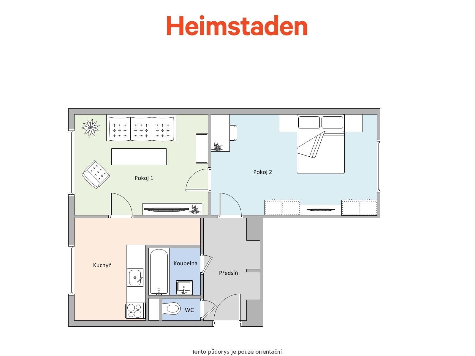 Prenájom bytu 2-izbový 52 m², Karla Čapka, Havířov, Moravskoslezský kraj Prenájom bytu 2-izbový 52 m², Karla Čapka, Havířov, Moravskoslezský kraj
