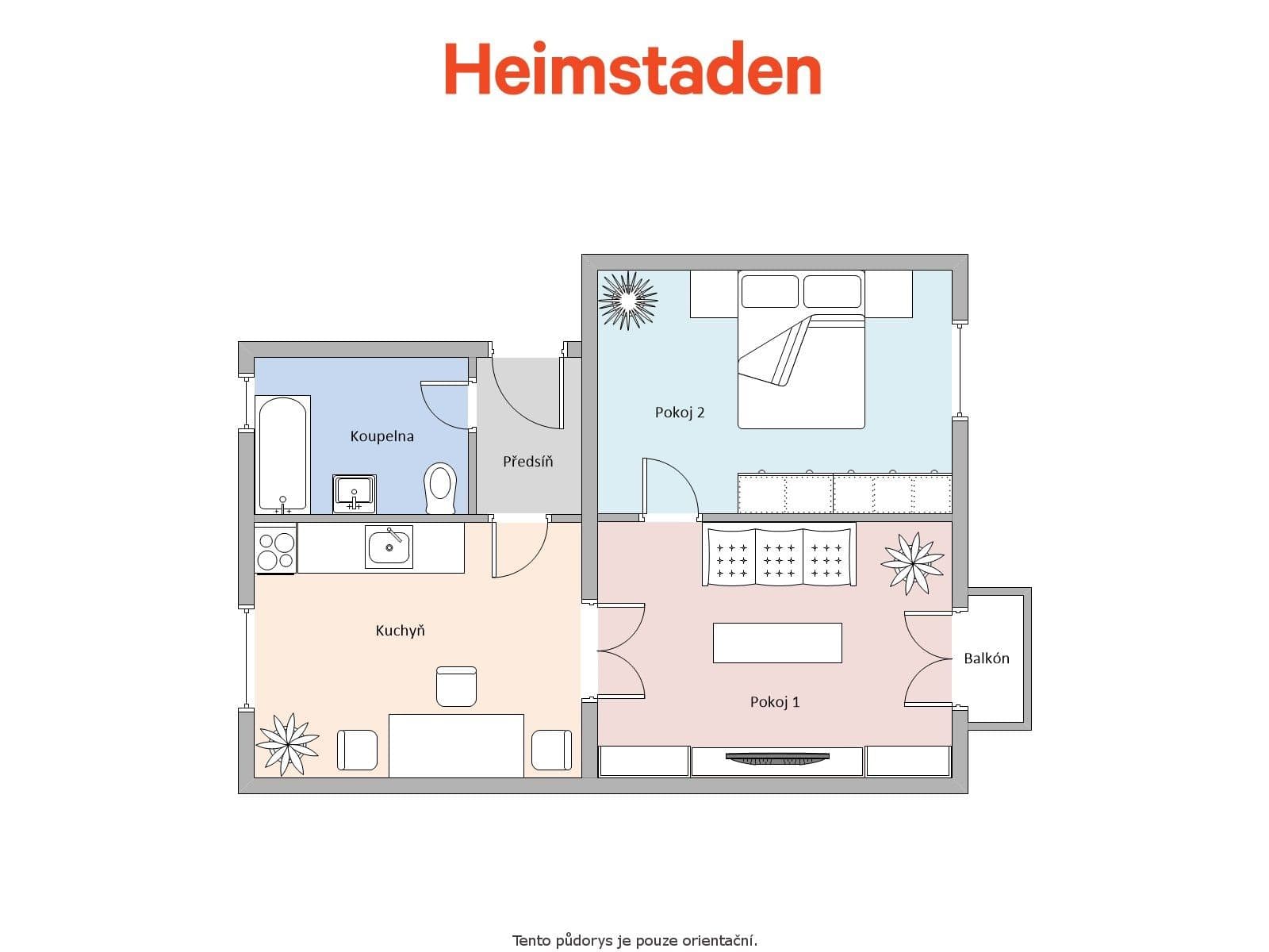 Prenájom bytu 2-izbový 48 m², Purkyňova, Karviná, Moravskoslezský kraj Prenájom bytu 2-izbový 48 m², Purkyňova, Karviná, Moravskoslezský kraj