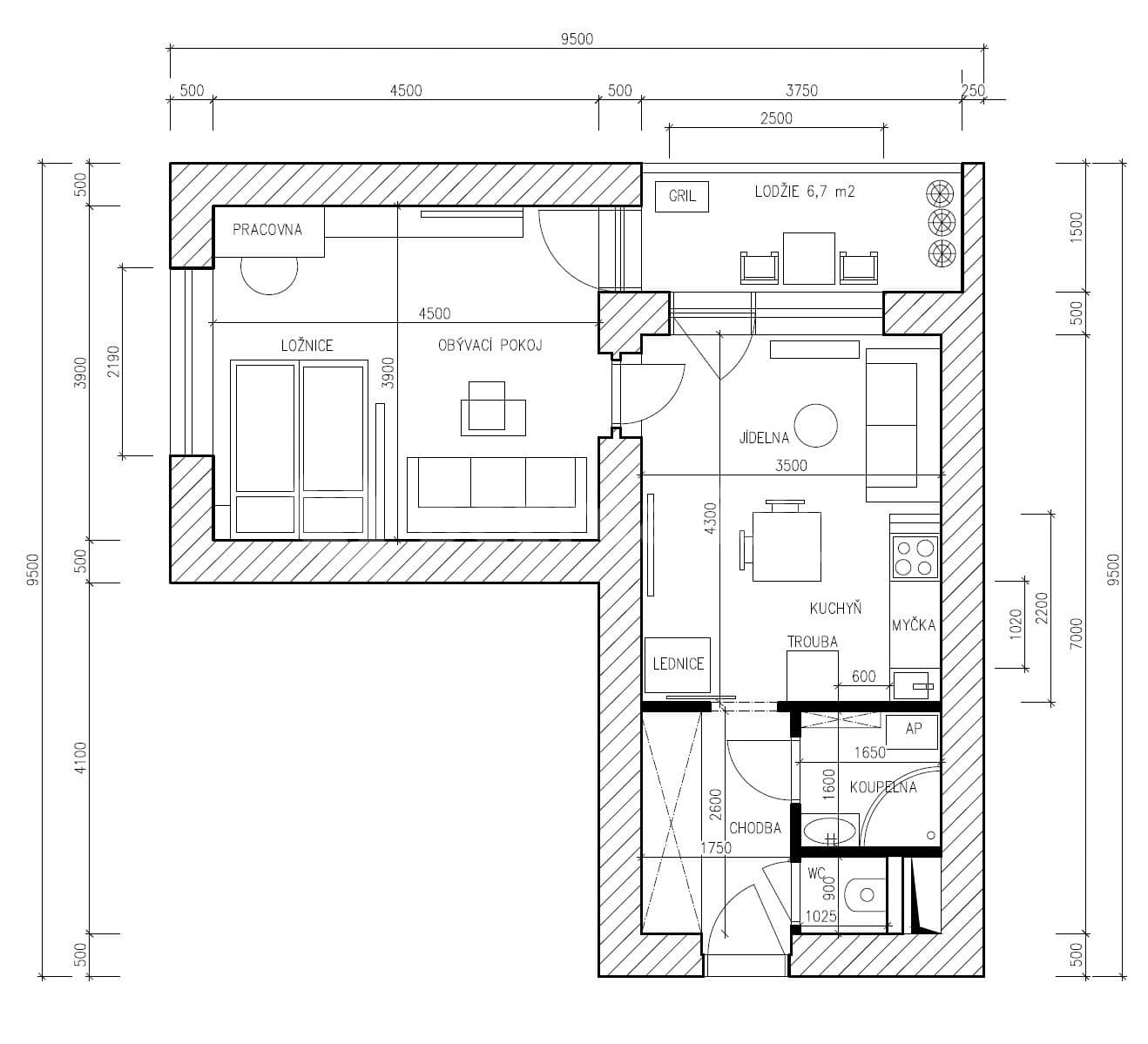 Prenájom bytu 2-izbový 48 m², Bělohorská, Brno, Jihomoravský kraj Prenájom bytu 2-izbový 48 m², Bělohorská, Brno, Jihomoravský kraj