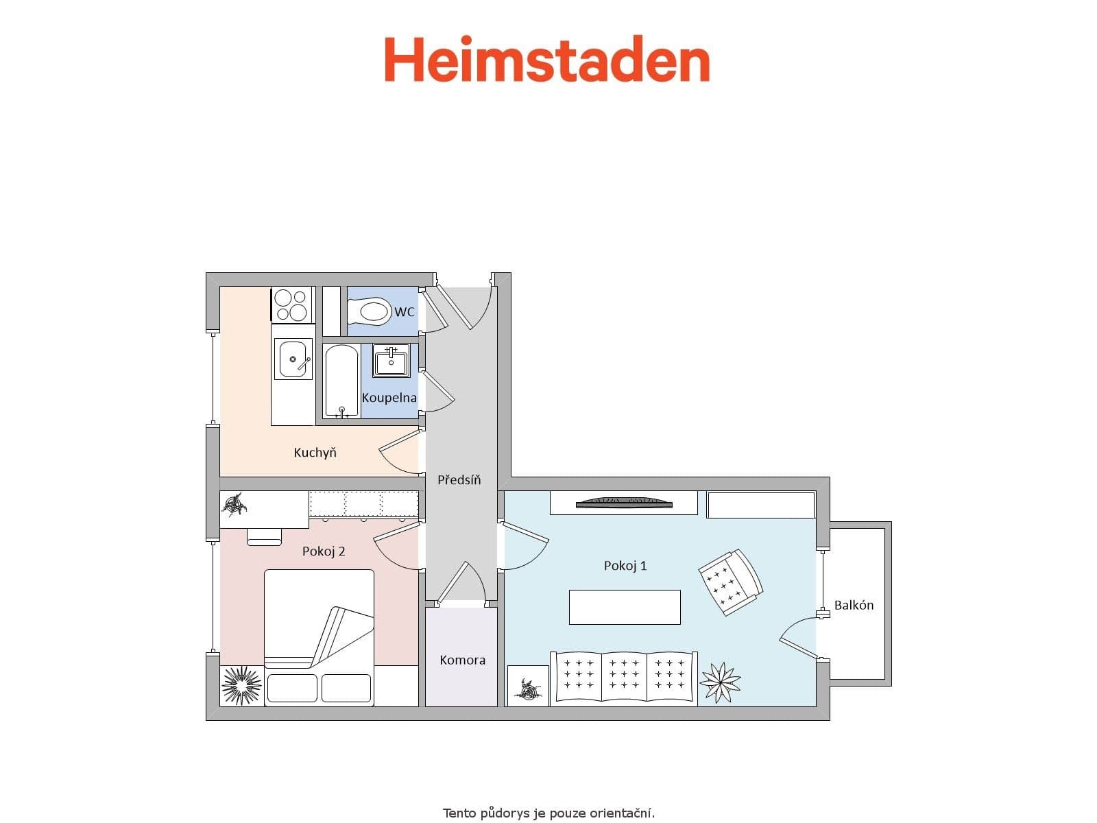 Prenájom bytu 2-izbový 52 m², Kořenského, Karviná, Moravskoslezský kraj Prenájom bytu 2-izbový 52 m², Kořenského, Karviná, Moravskoslezský kraj