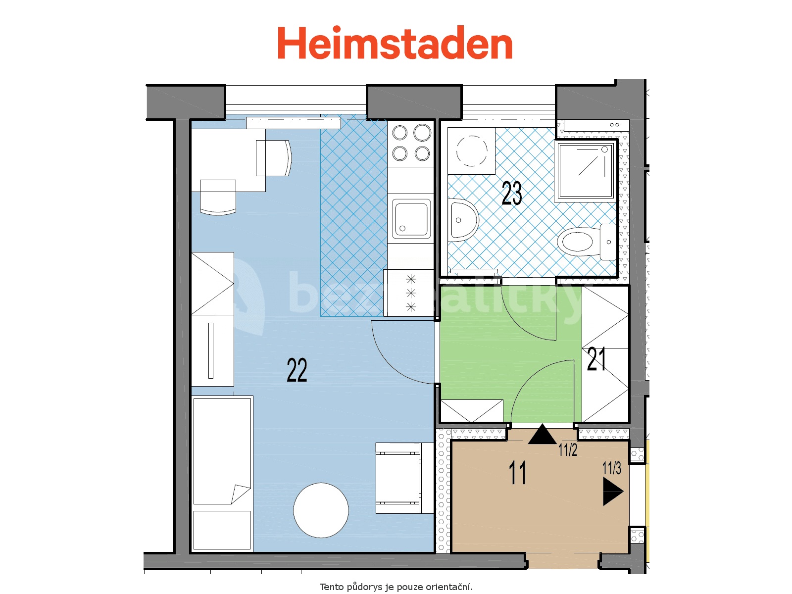 Prenájom bytu 1-izbový 29 m², Dr. Glazera, Horní Suchá, Moravskoslezský kraj Prenájom bytu 1-izbový 29 m², Dr. Glazera, Horní Suchá, Moravskoslezský kraj
