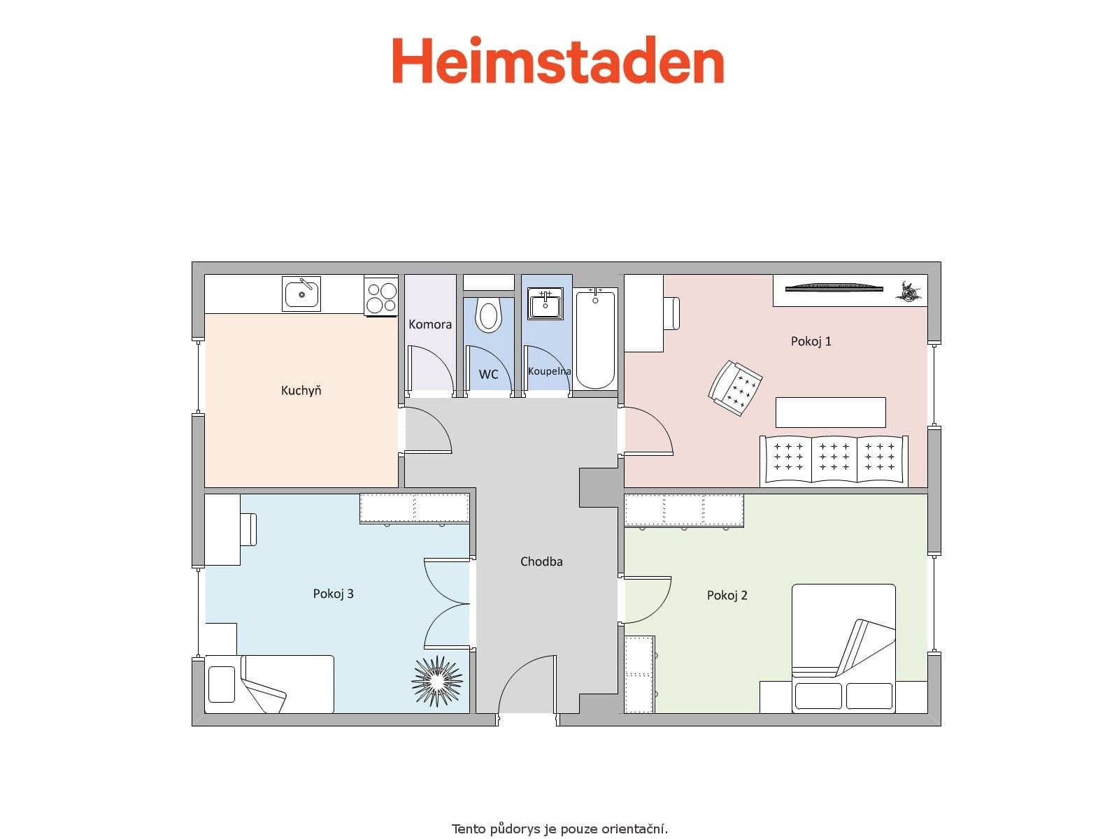 Prenájom bytu 3-izbový 75 m², Jurkovičova, Karviná, Moravskoslezský kraj Prenájom bytu 3-izbový 75 m², Jurkovičova, Karviná, Moravskoslezský kraj