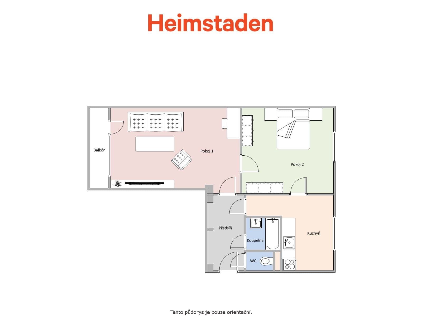 Prenájom bytu 2-izbový 51 m², Kosmonautů, Karviná, Moravskoslezský kraj Prenájom bytu 2-izbový 51 m², Kosmonautů, Karviná, Moravskoslezský kraj