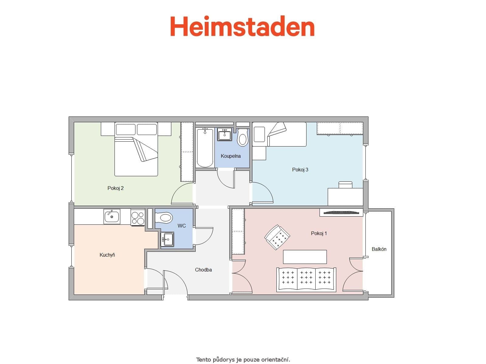 Prenájom bytu 3-izbový 77 m², Československé armády, Frýdek-Místek, Moravskoslezský kraj Prenájom bytu 3-izbový 77 m², Československé armády, Frýdek-Místek, Moravskoslezský kraj