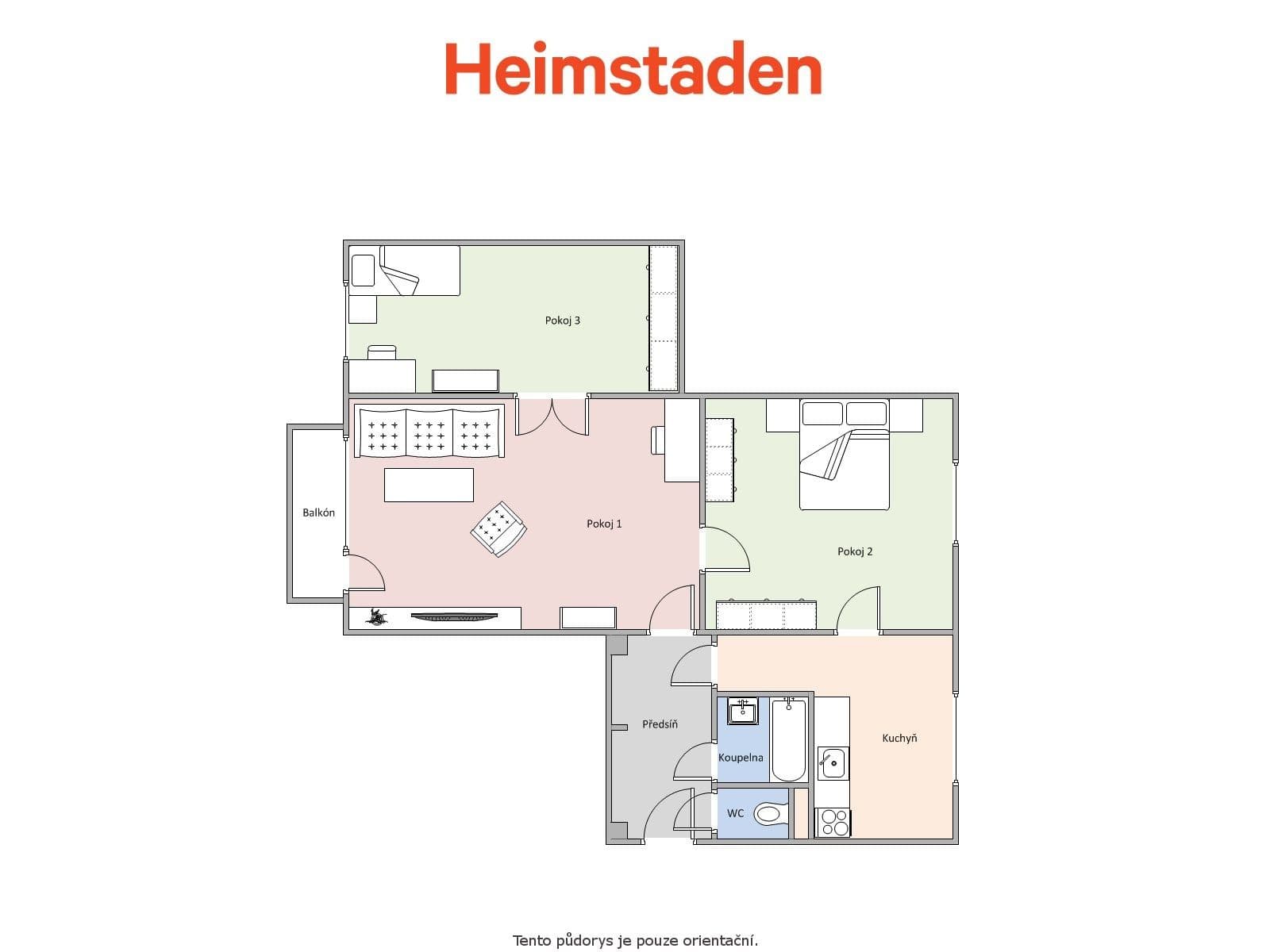 Prenájom bytu 3-izbový 65 m², Mánesova, Havířov, Moravskoslezský kraj Prenájom bytu 3-izbový 65 m², Mánesova, Havířov, Moravskoslezský kraj